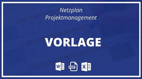 Netzplan Projektmanagement Vorlage PDF WORD EXCEL