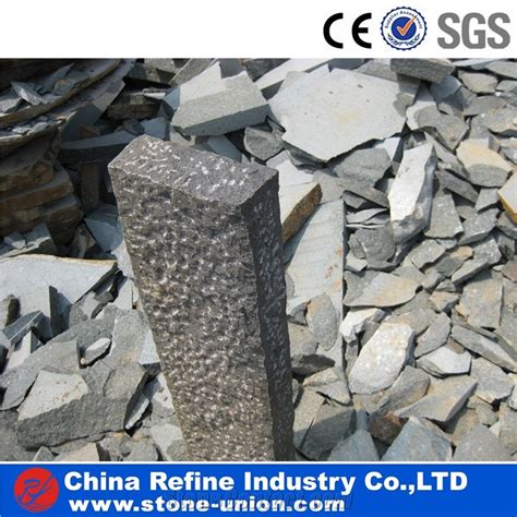 Natural Split Hainan Black Basalt Kerbstone From China Stonecontact