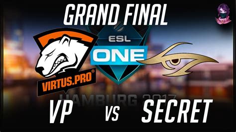 VP Vs Secret Grand Final ESL One Hamburg Major 2017 Highlights Dota 2