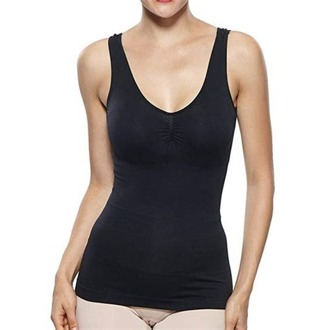 Lelinta Womens Camisoles Tank Tops Plus Size Cami Shaper Firm Tummy