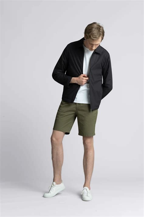 Olive Shorts Organic Cotton Twill Chino Asket