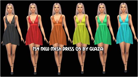 Dress 05 Sims 4 Female Clothes