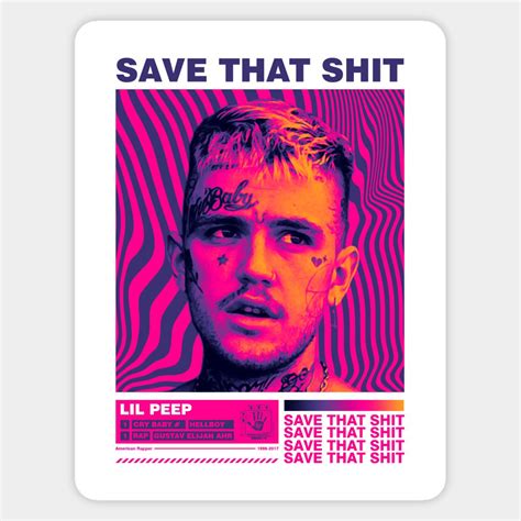 Lil Peep Sticker Lil Peeps Stickers