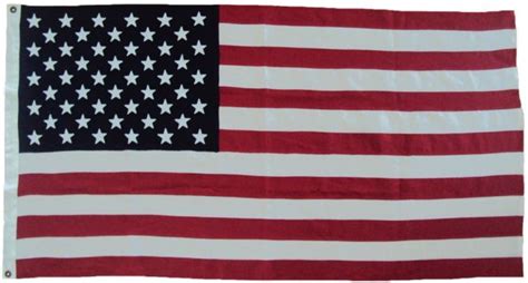 US sewn luxury flag decoration linen cotton cloth stars embroidered ...