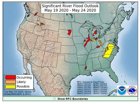 Midwest Flooding Map