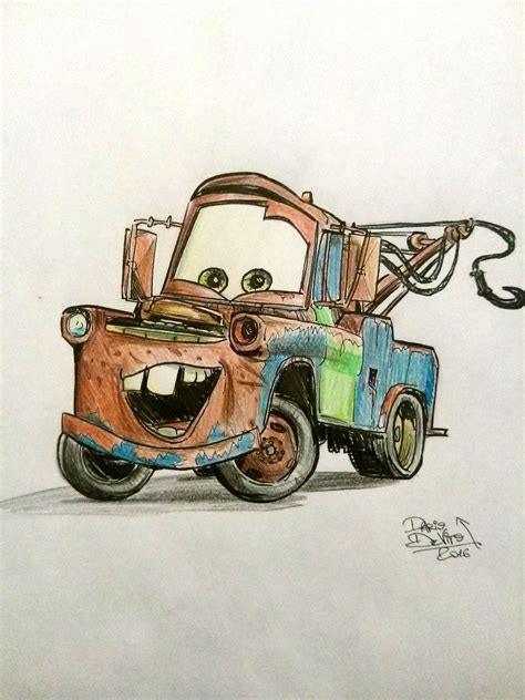 MATER Disney Cars Tow Truck CARDBOARD CUTOUT Standee Standup Poster ...