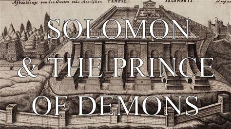 King Solomons Temple Built By Demons