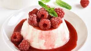 Receita De Panna Cotta De Baunilha Coulis De Framboesa Pik Comilona