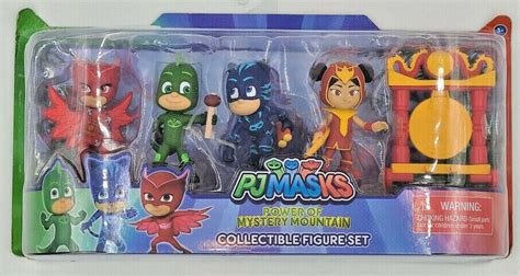 PJ MASKS Power of Mystery Mountain Collectible Figure Set NEW ...