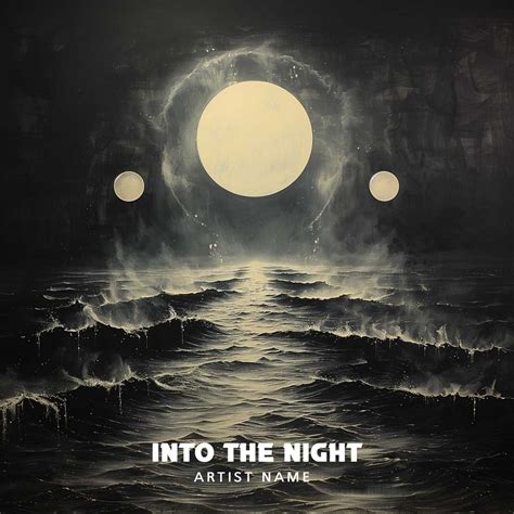 Into The Night Album Cover art Design – Anaruh Artworks