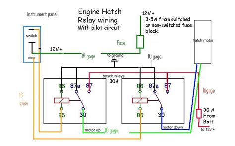 Relay Wire Diagram » Wiring Draw And Schematic