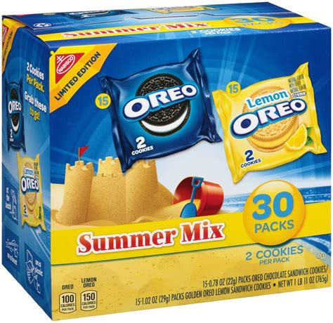 Nabisco Oreo Sandwich Cookies Summer Mix Reviews 2022