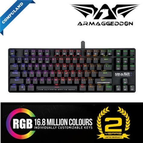 New Armaggeddon Mka R Rgb Falcon Mechanical Gaming Keyboard Blue