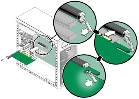 Removing And Installing A Pcie2 X16 Card Sun Ultra 27 Workstation