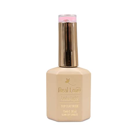 Top Coat NUDE Real Love Ml Linha Light Jadiperfumaria