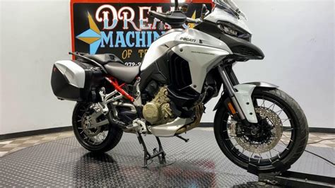 2023 Ducati Multistrada V4S Iceberg White Spoked Wheels Dream