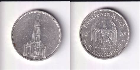 Deutsches Reich Drittes Reich Reichsmark D Garnisonkirche