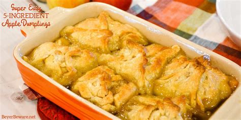 Super Easy 5-Ingredient Apple Dumplings are made with store-bought pie crusts, apples, cinnamon ...