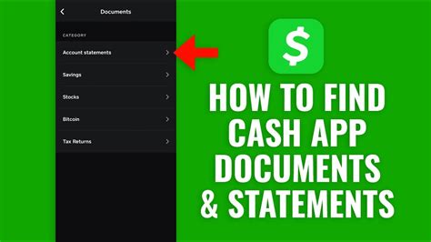 How To Find Cash App Statements Documents Youtube