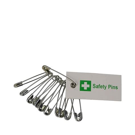 Hypaband Stainless Steel Safety Pins Stainless Steel 1 X 12