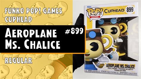 Funko Pop Aeroplane Ms Chalice 899 Cuphead Just One Pop