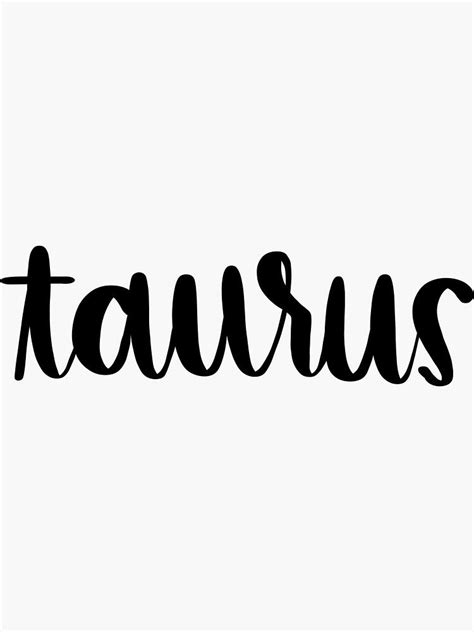 Taurus Zodiac Sign Sticker By Katieharperart With Images Taurus