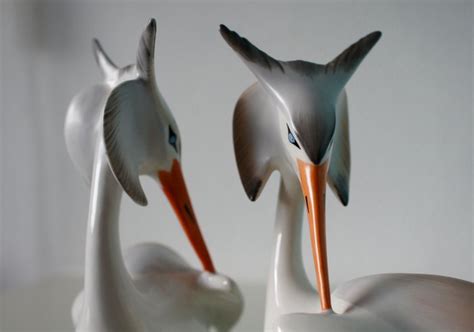 Aquincum Budapest Two Porcelain Water Birds Catawiki