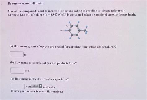 Solved Be Sure To Answer All Parts One Of The Compounds