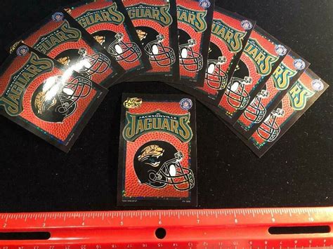 10 Count New Jacksonville Jaguars Sticker Sheet 225 X 325 Inches Ebay