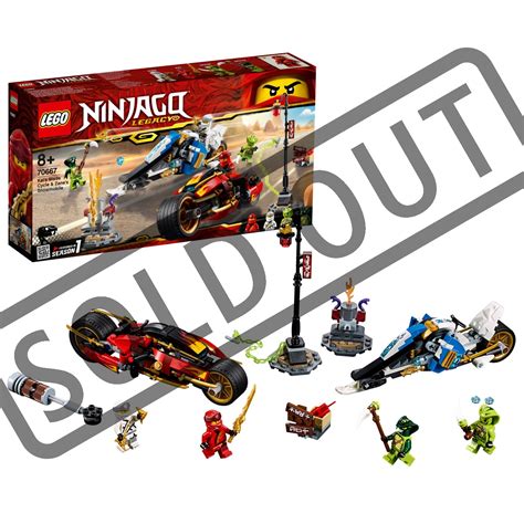 Lego® Ninjago® 70667 Kaiova Motorka S čepelemi A Zaneův Sněžný Vůz