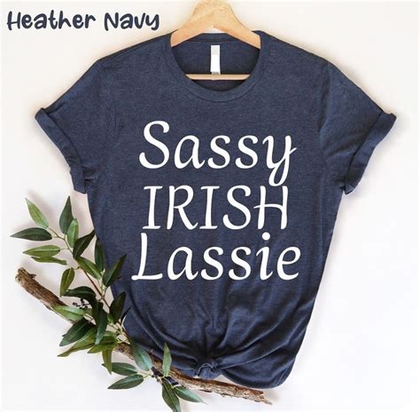 Sassy Irish Lassie Shirt St Patricks Day Shirt Sassy Shirt Irish