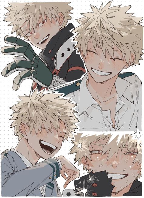 29 Bakugo's smile(≧ ≦) ideas in 2025 | bakugo katsuki fanart cute, my