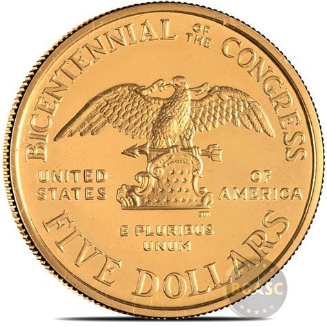 $5 US Mint Commemorative Gold Coin (BU or Proof) l BGASC™