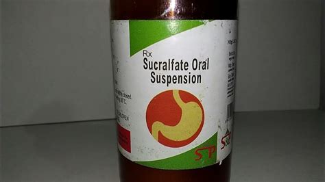 Sucralfate Suspension Sucralfate Sucral Uses Side Effects Dose Price पेट के छालों की दवा Youtube