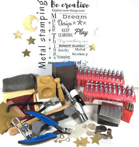 Metal Stamping Kit Jewelry stamp kit Scarlet font kit 2.5