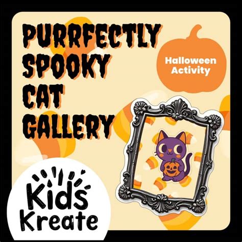 Purrfect Cat Gallery – Halloween Craft Activity for Kids by Kids Kreate