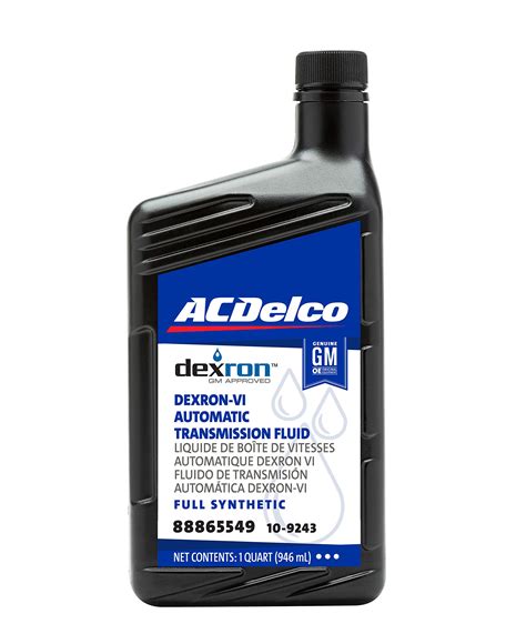 Dexron Vi Automatic Transmission Fluid Gallon Ac Delco