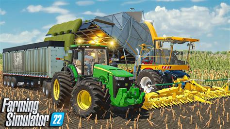 Silage Harvest And Load With Krone Butcher Mega Equipment Challenge Farming Simulator 22