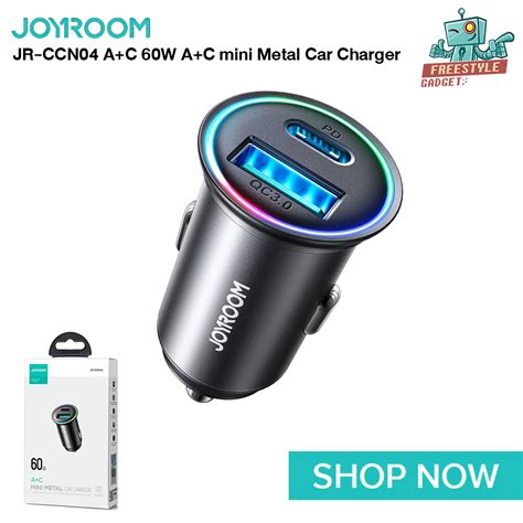 Joyroom Jr Ccn A C W A C Mini Metal Car Charger