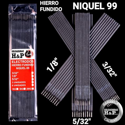 ELECTRODO HIERRO FUNDIDO NIQUEL 99 X 1 8 X 1 KILO HYP INDUSTRIAL