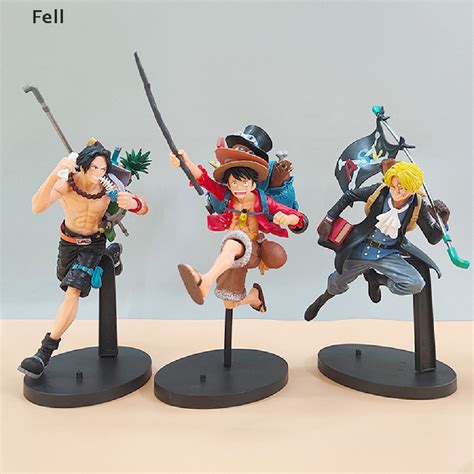 Fel One Piece Anime Figura Macaco D Luffy Ace Low Sanji Zoro Modelo