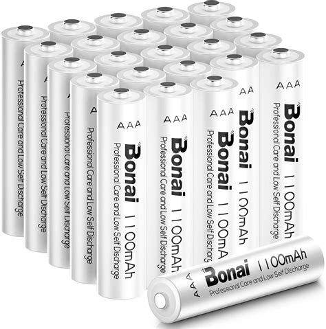 Bonai Aaa Batteries Rechargeable Packs Mah Ni Mh V Aaa