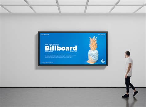 Free Indoor Station Advertising Billboard Mockup PSD 2019 - Graphic ...