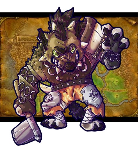 Hogger (art by me) : r/wow