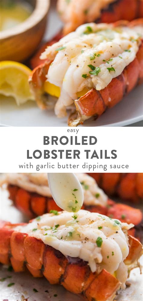 Broiled Lobster Tails With Garlic Butter Sauce Artofit