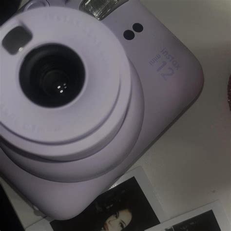 purple polaroid camera, used a couple times, still... - Depop