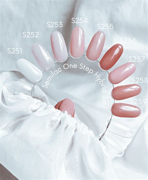 Nowe Pi Kne Odcienie Semilac One Step Hybrid W Skin Tone Collection