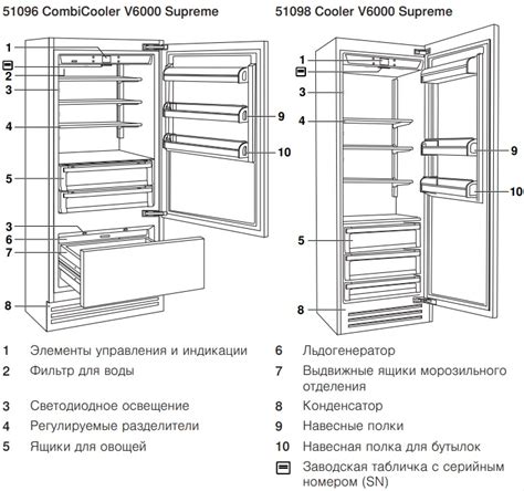 Встраиваемый холодильник V Zug CombiCooler V6000 Supreme 5109600012