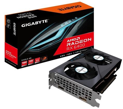 技嘉发布两款radeon Rx 6400显卡（全文）技嘉 Rx 6400 Eagle 4g 猎鹰游戏硬件显卡 中关村在线