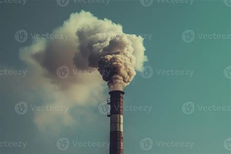 Industrial Smokestack Emitting Pollution Into The Sky 47335157 Stock